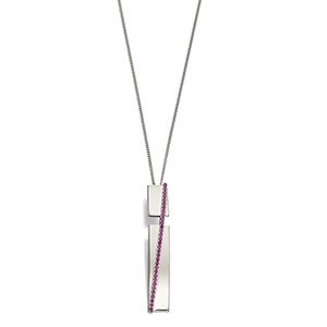 Fiorelli Silver Pave Band Pendant